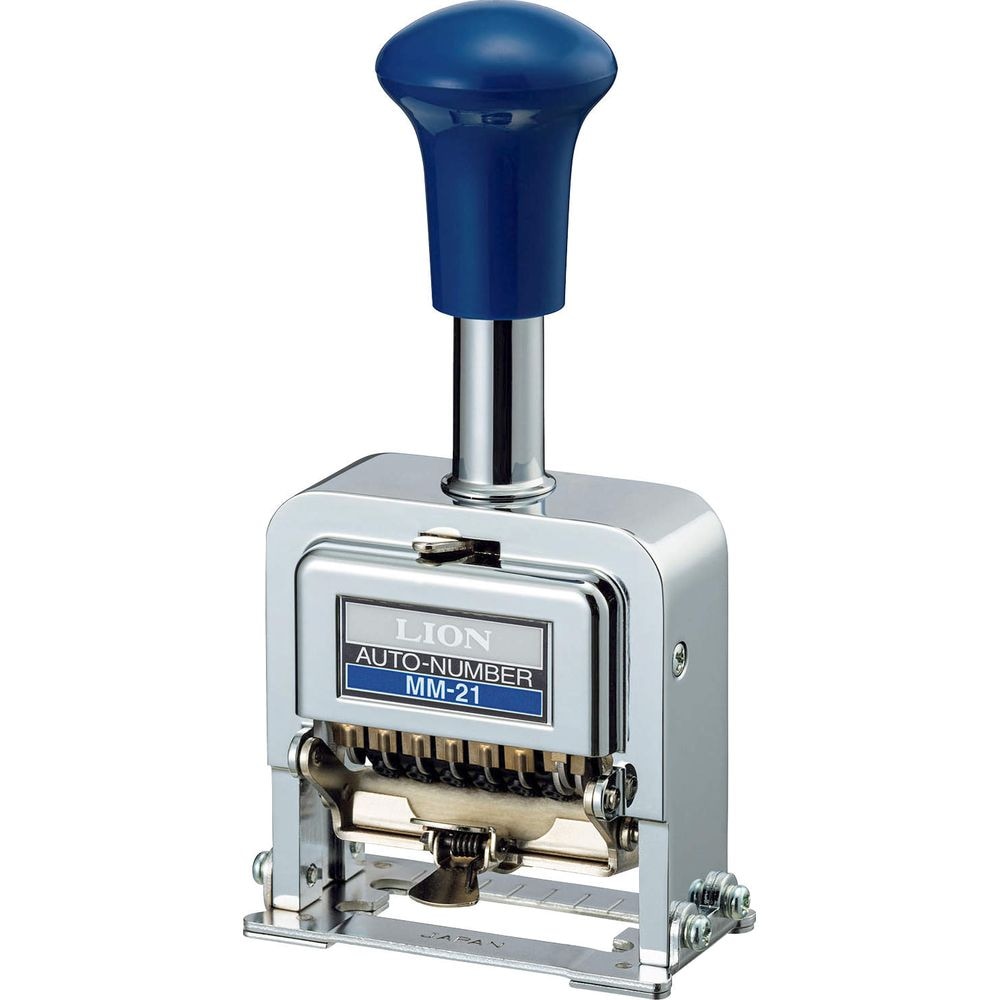 ライオン事務器 ナンバリング ゴム印タイプ 6桁5様式 MM-21 206-45 23,331円