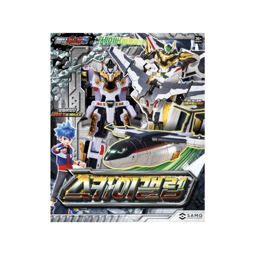 [韓国人気] メタルカードボットS スカイギャラップ 輸送機 飛行機 変身ロボット