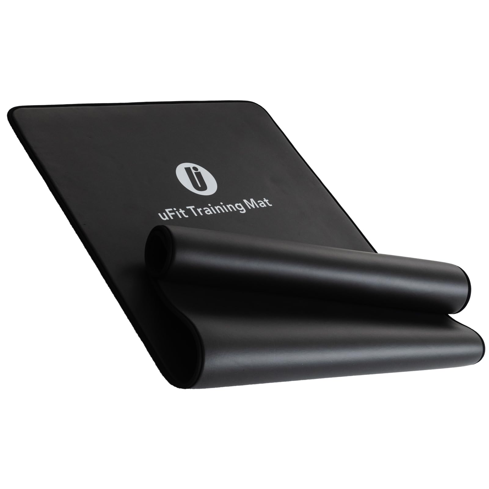【日本国内メーカー】uFit Trainingmat トレーニングマット 15mm 厚め 90cm*200cm 幅広 大きめ 痛くない 滑らない PVC 防音 防水 プロアスリート 水谷隼 愛用 ブラ