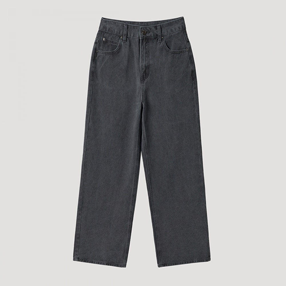 [シーズミス] ピグメントワイドデニムパンツ_SSMSLP12080_GR