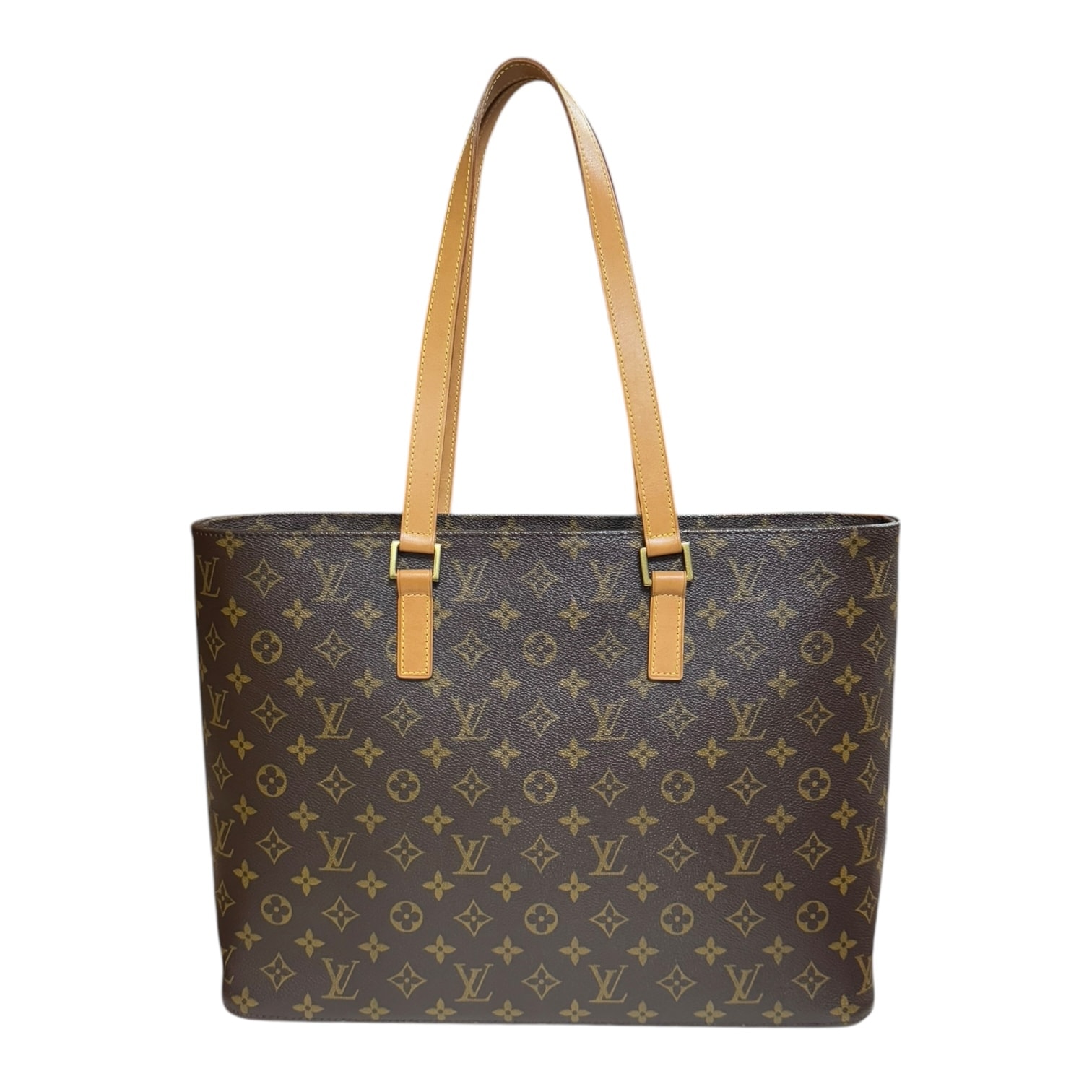 ルイヴィトン ルコ モノグラム トートバッグ モノグラムキャンバス M51155 ブラウン LOUIS VUITTON 中古