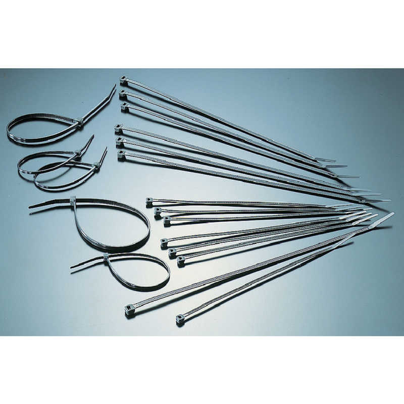 トラスコ中山　ケーブルタイ 幅8.0mmX550mm 最大結束Φ160 耐候性　TRCV550W (1袋100本)