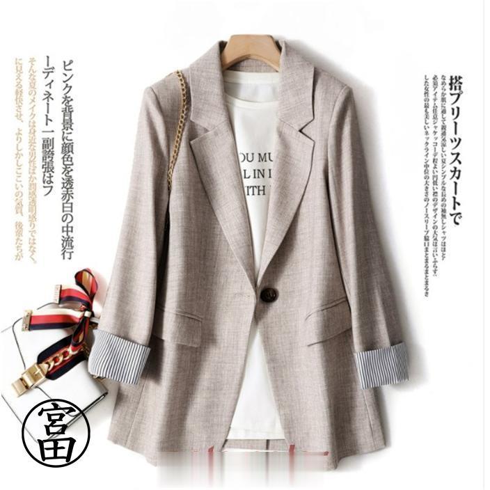 スーツ テーラード レディース スーツ 春 秋 アウター 無地 カジュアル コート 着痩せ 韓国風 テーラードジャケット