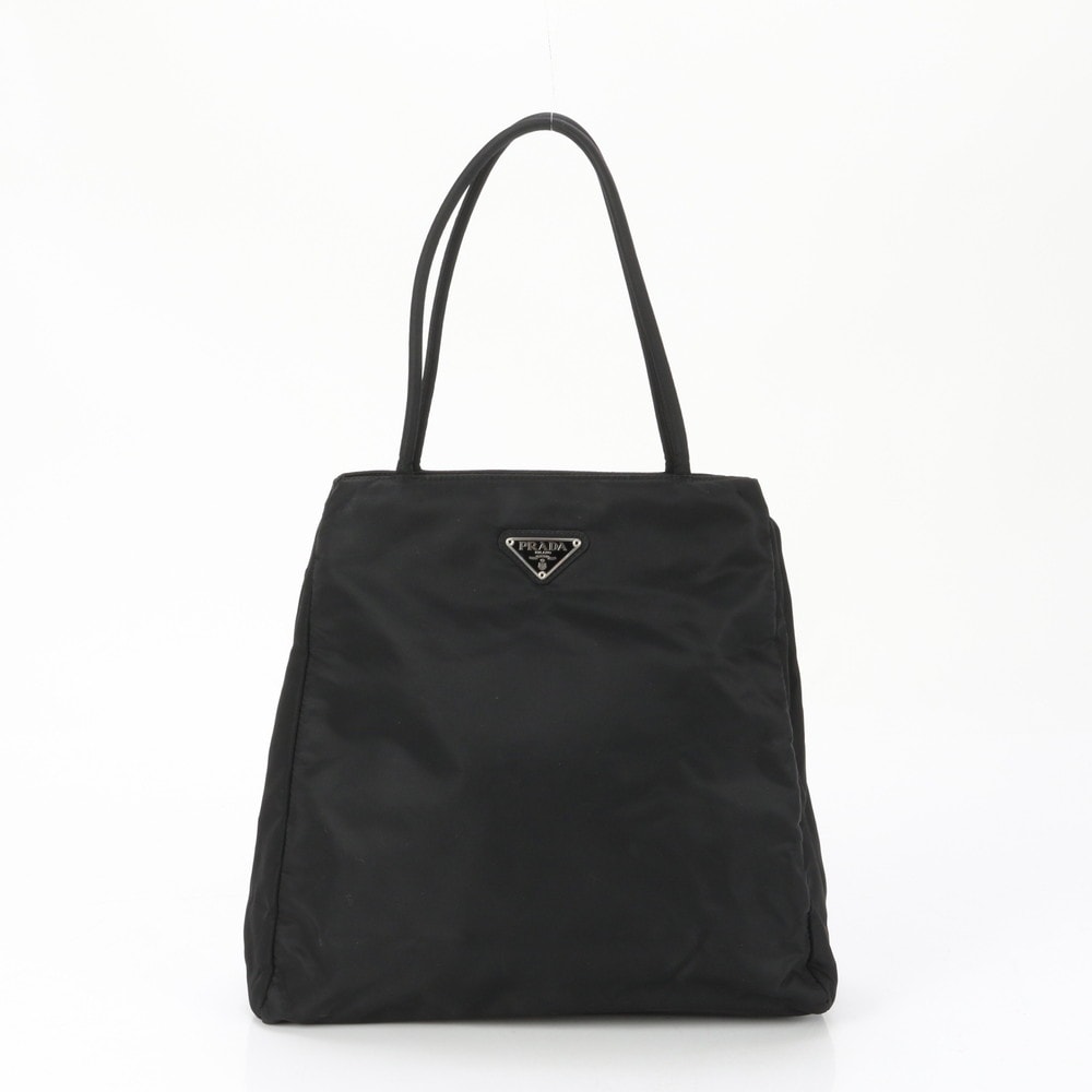 極美品 テスート ナイロン 三角ロゴ トライアングルロゴ トート バッグ 肩掛け ショルダー ハンド レディース ERE BF8-9 中古