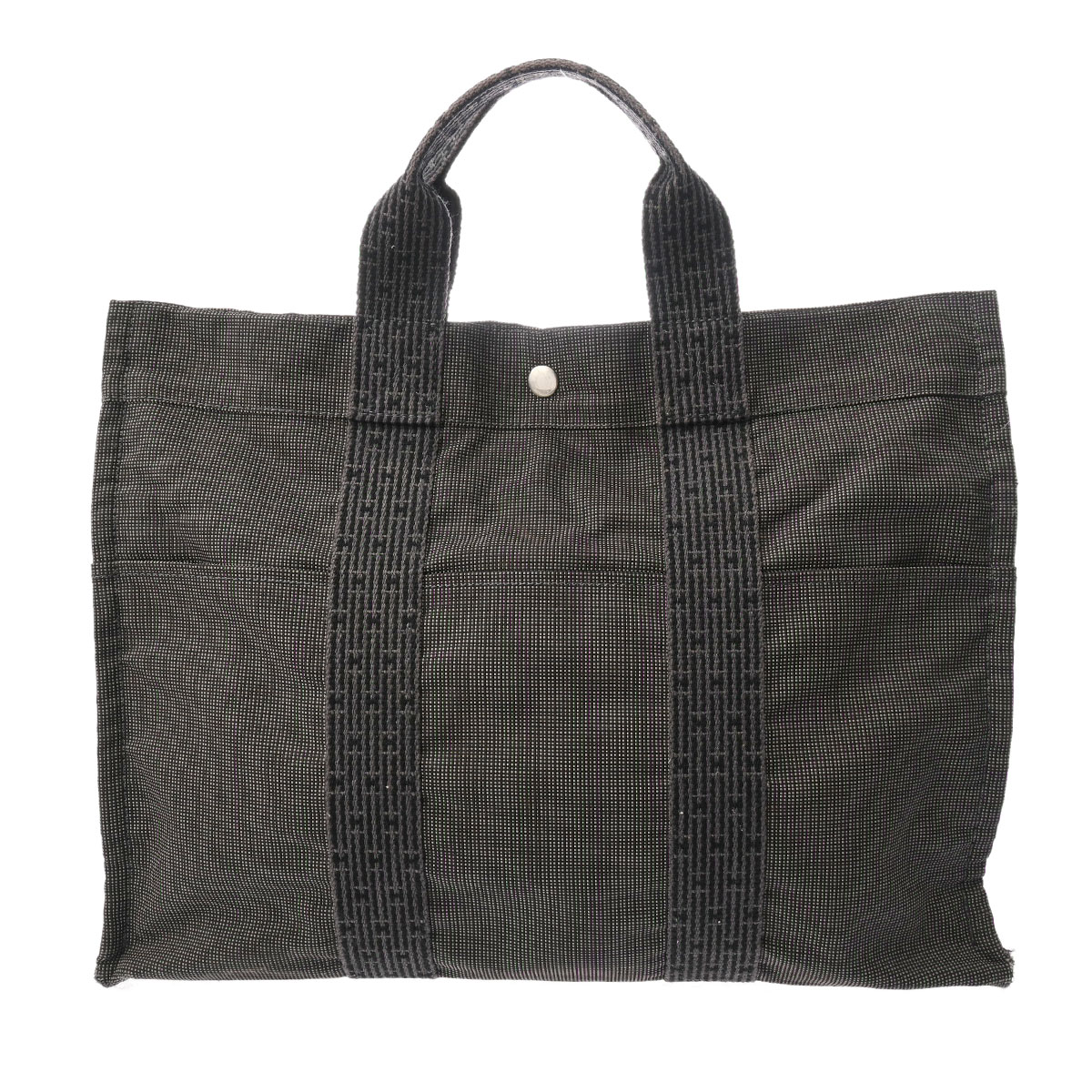 エールライン MM 旧型 グレー ユニセックス キャンバス トートバッグ Bランク 中古 銀蔵