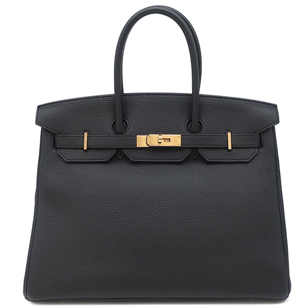 エルメス HERMES ハンドバッグ バーキン35 トゴ ブラック ゴールド金具 黒 D刻印 【箱】【中古】