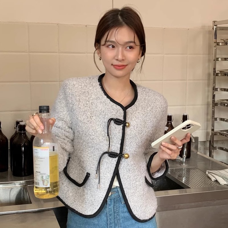 気質　人気ウールジャケット　レディースアウター　優雅　秋冬コーデ