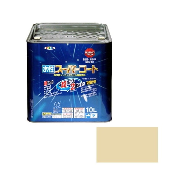 水性スーパーコート 10L (ティントベージュ)
