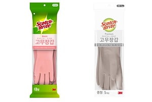 [韓国インテリア] 3Mプレミアムパステルカラーゴム手袋 (小型 /中型 /大型 5つ選択) センス主婦湿疹韓国人気商品