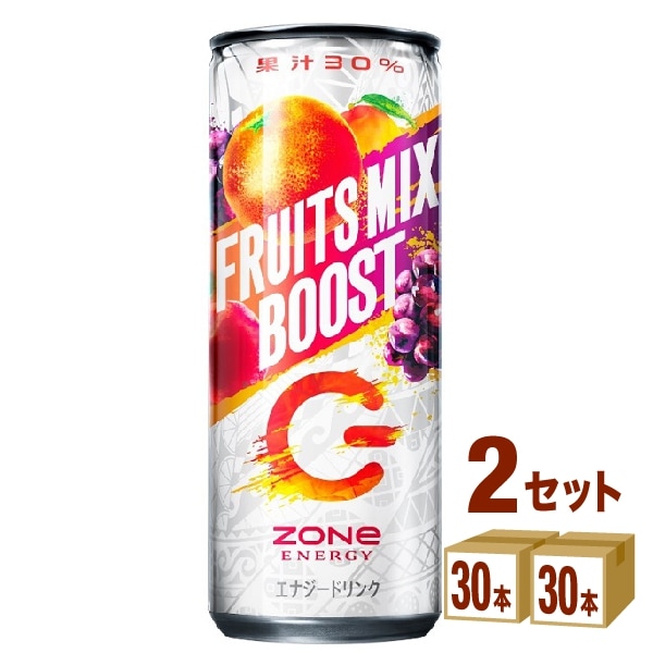 サントリー ZONe FRUITSMIX BOOST ゾーン フルーツミックス 缶 240ml 2ケース (60本) 飲料