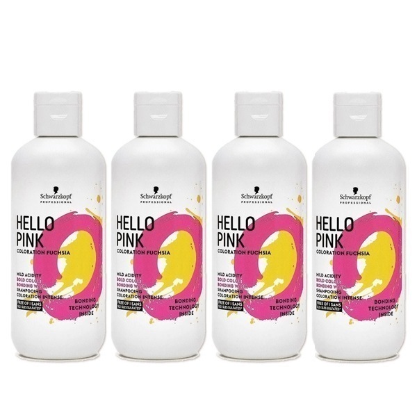 ハロー ピンク カラーシャンプー 310g 4個 セット