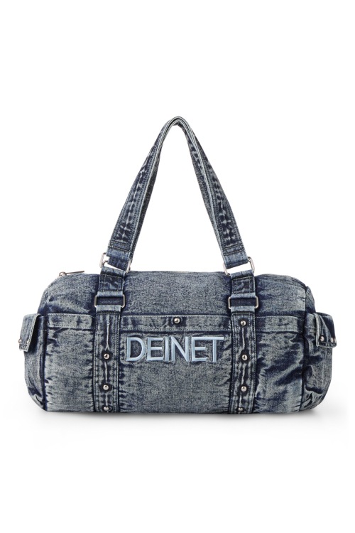 【DEINET】 LOGO DUFFLE BAG IN DENIM ショルダーバッグ 正規品