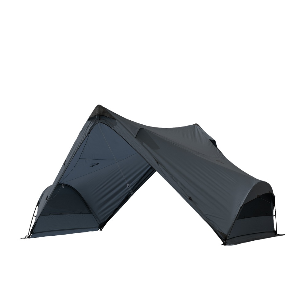 ミニマルワークス スーパーポジション PA型テントシェルター ポリチャコール 3~4人用