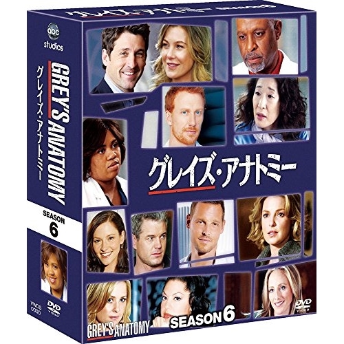 グレイズ・アナトミー シーズン6 コンパクト BOX ／ エレン・ポンピオ (DVD) VWDS-2714