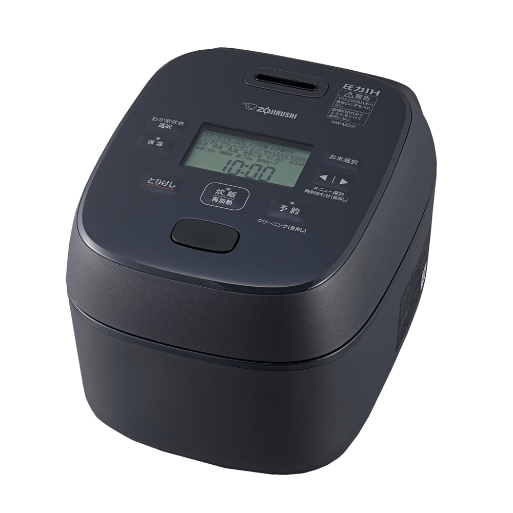 象印 NW-MC07-BZ 圧力IH炊飯ジャー（4合炊き）スレートブラック NWMC07BZ