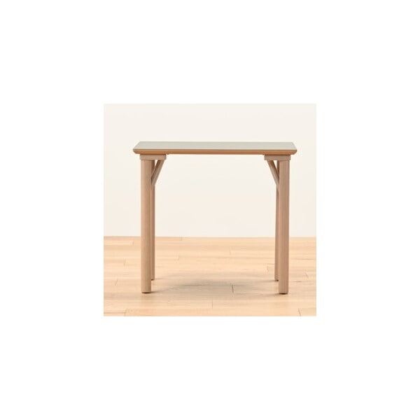 光製作所 アリカ 延長テーブル メラミン天板GRY ウッド脚 メーカー直送