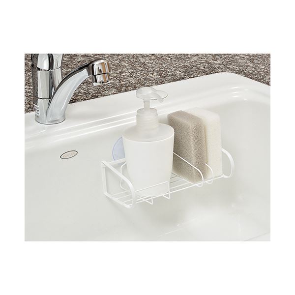 （まとめ）高儀 ボトルスポンジラック ホワイト 1個(×10セット) 8,884円