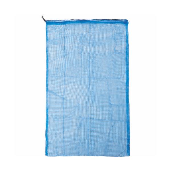 （まとめ）TRUSCO メッシュ回収袋35×20cm ブルー TMK-3520-50 1箱（50枚）(×2セット)