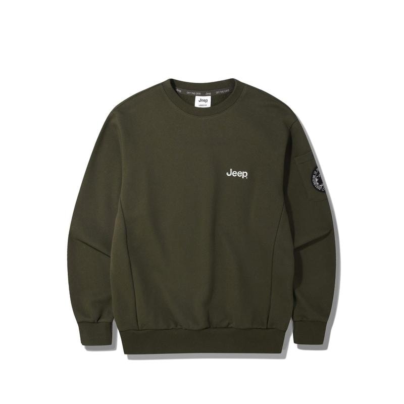 【】25FW新商品（共用）袖ポケットマンツーマンJQ3TSU817