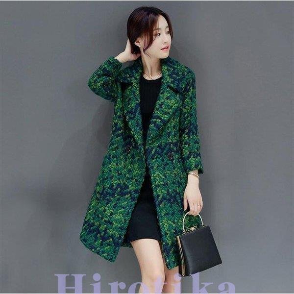 チェスターコート レディース ロング丈 秋冬アウター 無地 ラシャコート レディース ジャケット 通