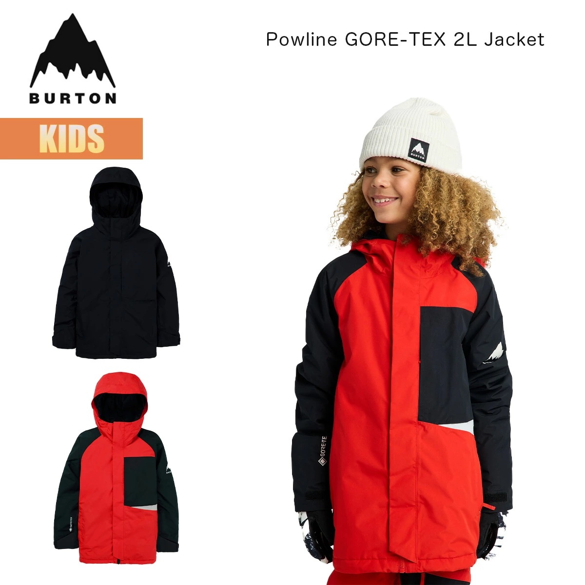 スノーボードウェア キッズ ジャケット25-26 パウライン ゴアテックス 2レイヤー W26JP-233651 Kids Powline GORE-TEX 2L Jacket