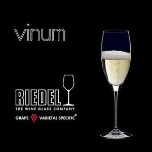 【箱入２脚入】リーデルワイングラスヴィノムキュヴェ　プレスティージュ（ヴィンテージシャンパン）２脚入