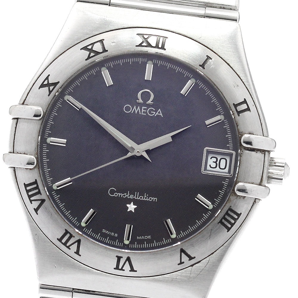 ベルト訳あり オメガ OMEGA 1512.40 コンステレーション デイト クォーツ メンズ _887085【中古】