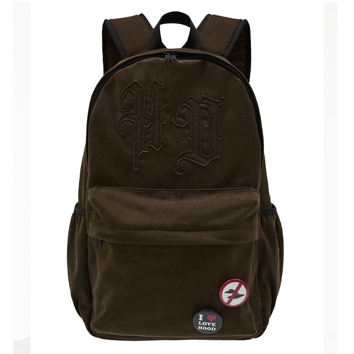 HD Logo applique backpack BROWN