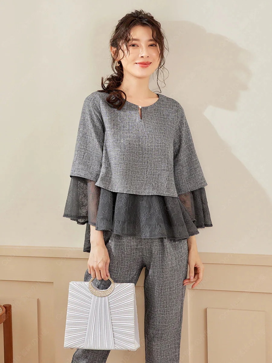 レディース ママスーツ セットアップ セレモニー フォーマル 卒園卒業式 入園入学式 七五三 パンツドレス 結婚式 お呼ばれ きれいめミセス 50代 40代 30代-60