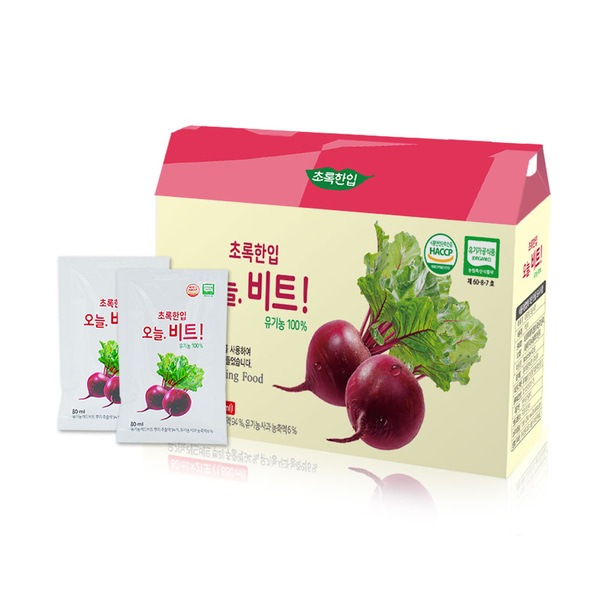 Today! Organic Beets Juice (80ml x 21pack) 1BOX from KOREA (韓國産)
