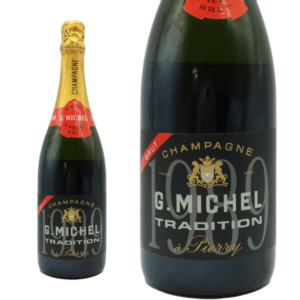 シャンパン ギィミッシェル ブリュットトラディションミレジム 1989年 750ml （フランス シャンパーニュ 白 箱なし）