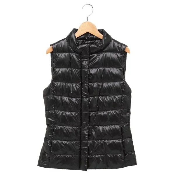 ダウンジャケット コート イコニコ ジュリア ジレ ブラック レディース PI0661DIC 12017Z 9300