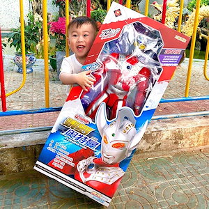 ウルトラマン玩具大サイズ錦江泰羅初代音光人形模型セット子供大玩具