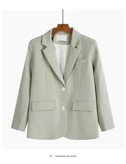 Chio2nd入学式ジャケットビジネスフォーマル制服春秋夏スリムアンサンブルlオフィスセレモニー通勤七五三卒園式卒業式入園式　6カラー展開マカロン色テーラードジャケットS/M/L　ジャケットスーツきれ