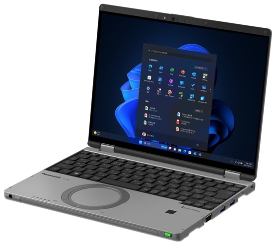 パナソニックPanasonic 2in1 ノートパソコン QR(12.4型/Windows11 Pro/Core i5 1335U/メモリ 16GB/SSD 512GB/タッチパネル)カームグレイ