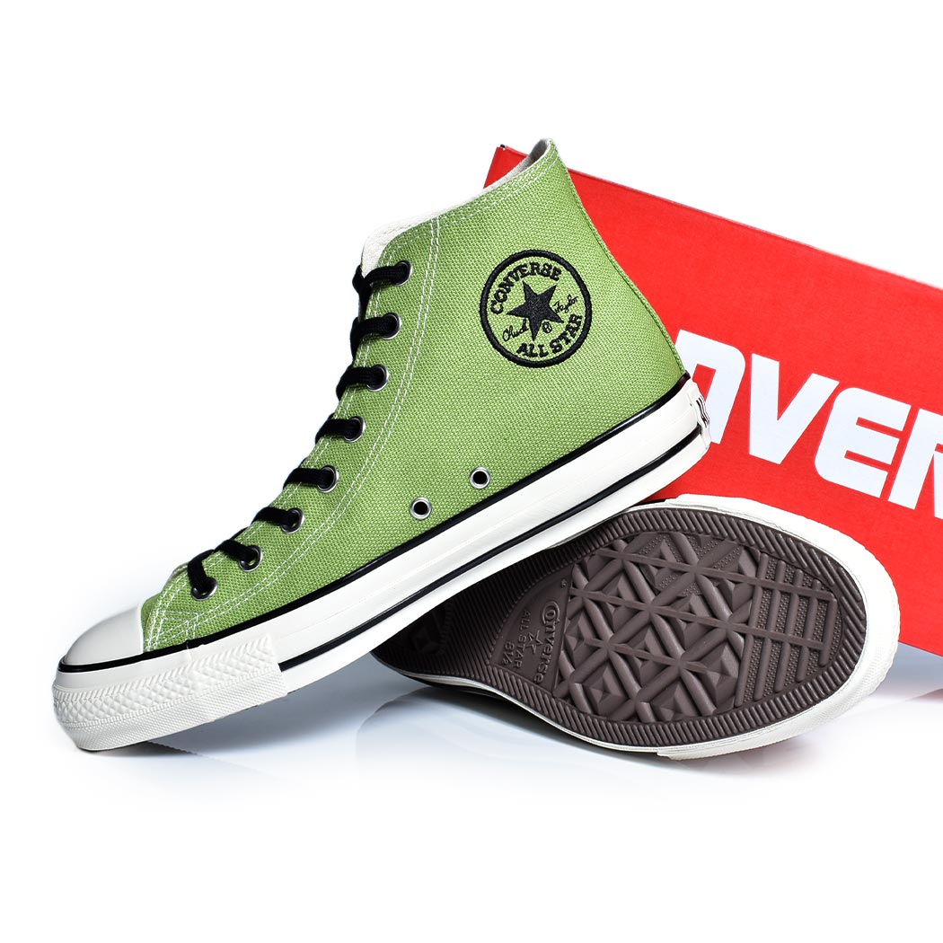 CONVERSE ALL STAR US HEMP HI LEAF GREEN コンバース オールスター ヘンプ ハイ スニーカー ( 麻 緑 グリーン メンズ レディース ウィメンズ 3131208