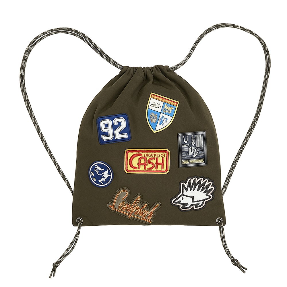 퀼팅 패치 패딩 나일론 스트링백 보부상 복조리 백팩