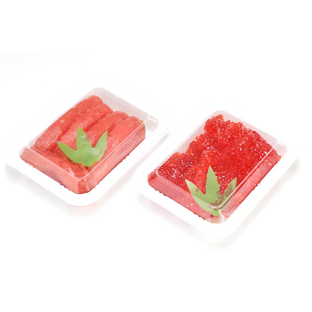 筋子 おにぎり ごはん 甘塩 トラウト タラコ ギフト 丸新スズキ 塩トラウト筋子/塩タラコ 詰合せ(各約200g