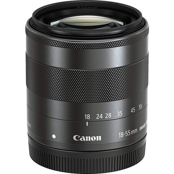 【中古】キヤノン Canon 標準ズームレンズ EF-M18-55mm F3.5-5.6IS STM ミラーレス一眼対応