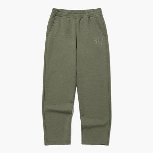 M パンツ UQC QQ123LFP12-SKK クッション地 レギュラーストレートパンツ / SOFT KHAKI