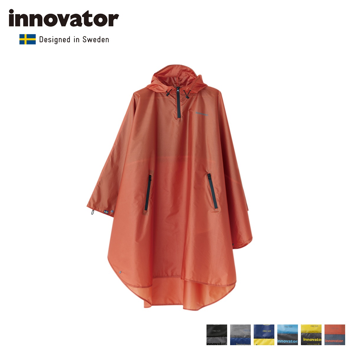 レインコート レインポンチョ マント 自転車 雨具 アウター メンズ レディース 17IN-PO 母の日