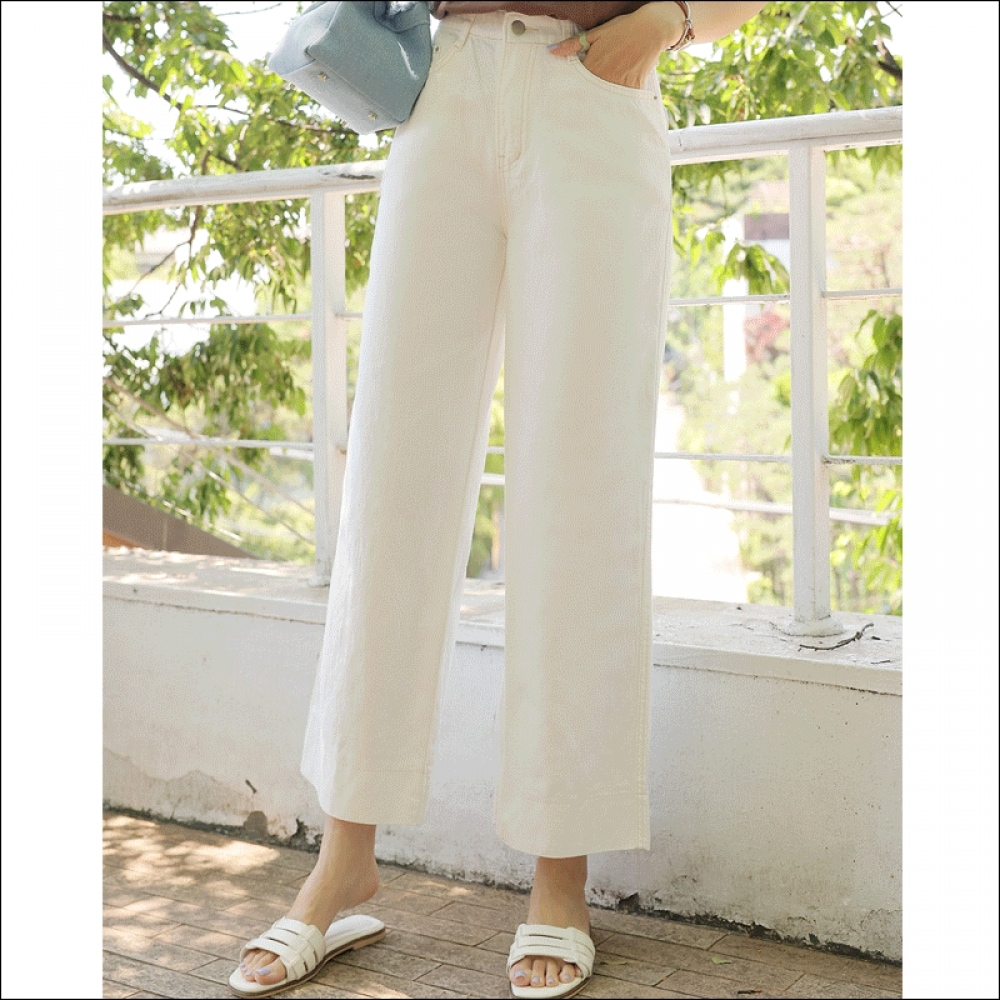 クリック＆ファニー シワンナール ワイドコットンパンツ [S,M,Lサイズ]