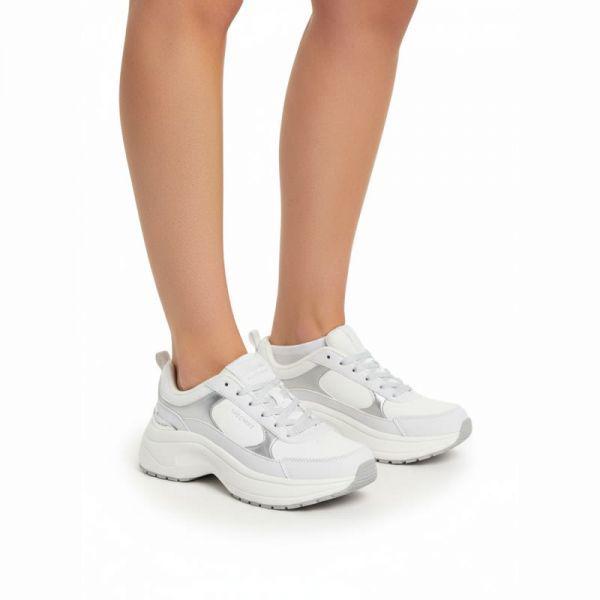 女性用スニーカー ヘーゼル YFC180 ホワイト, 250