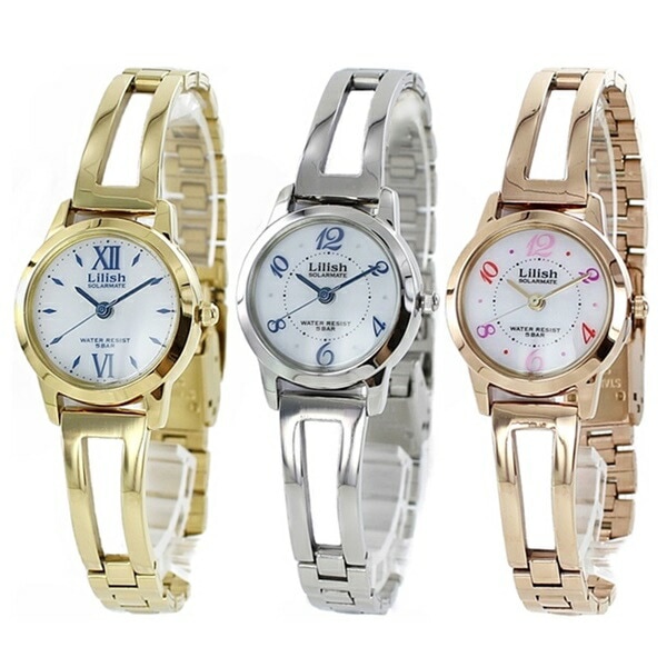 ソーラー シチズン 腕時計 手表 リリッシュ 入学祝い 卒業祝い 就職祝い レディース 女性 誕生日 10代 20代 女の子 姪っ子 学生 オシャレ ブランド 選べるカラー ブレスレット ウォッチ ポ