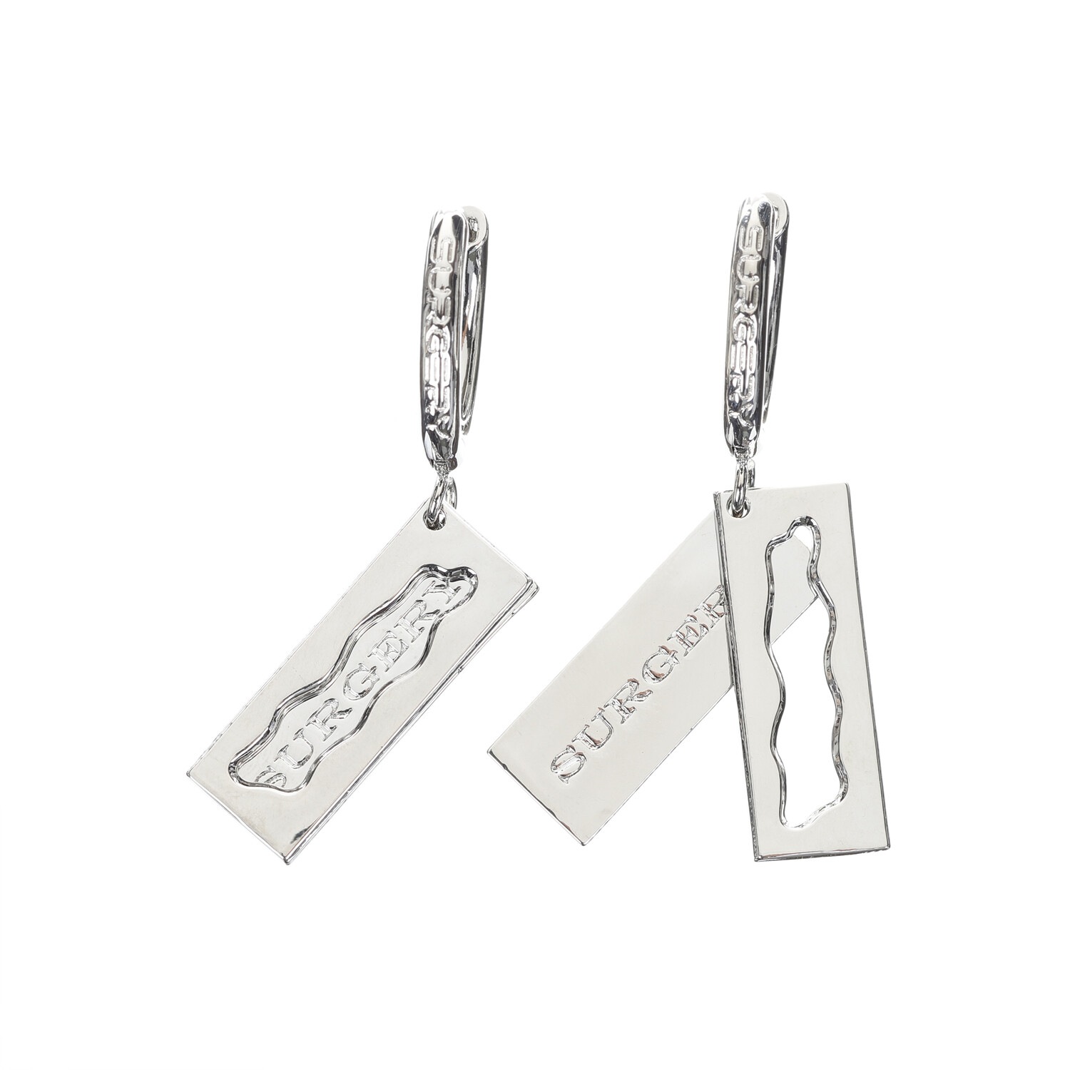 【SURGERY】 SURGERY PENDANT EARRRINGS : SILVER