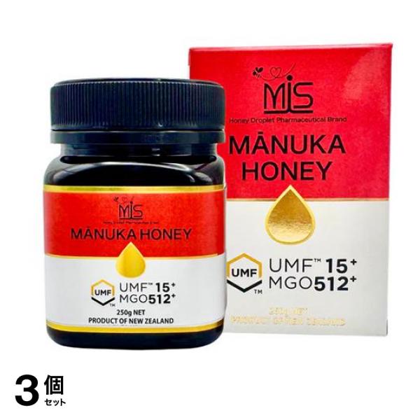 MISマヌカハニー UMF15+ MGO512+ 250g 3個セット