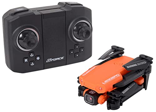 ジーフォース Leggero (レジェーロ) Orange フォルダブルドローン GB181 日本正規品 100g未満 登録不要