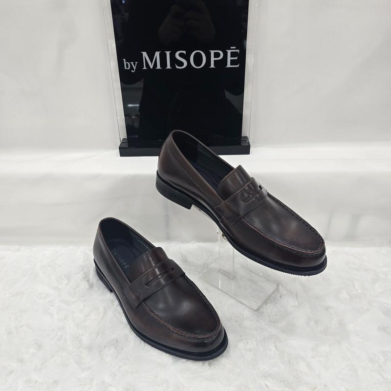 By 男性クラシックペニーローファー 122HT219SP003 MBROWN 3 JJ