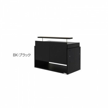 コレクションラック ワイド専用上置き ロータイプ 奥行39cm用 CR-T8339US　BK/ブラック