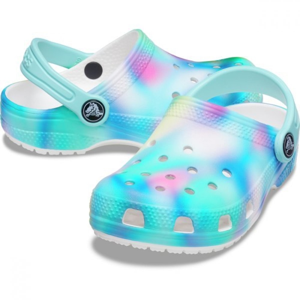 クロックス クラシック クログ ホワイト/マルチ トドラー 207588-94S